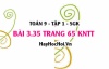 Bài 3.35 Toán 9 tập 1 SGK Kết nối tri thức